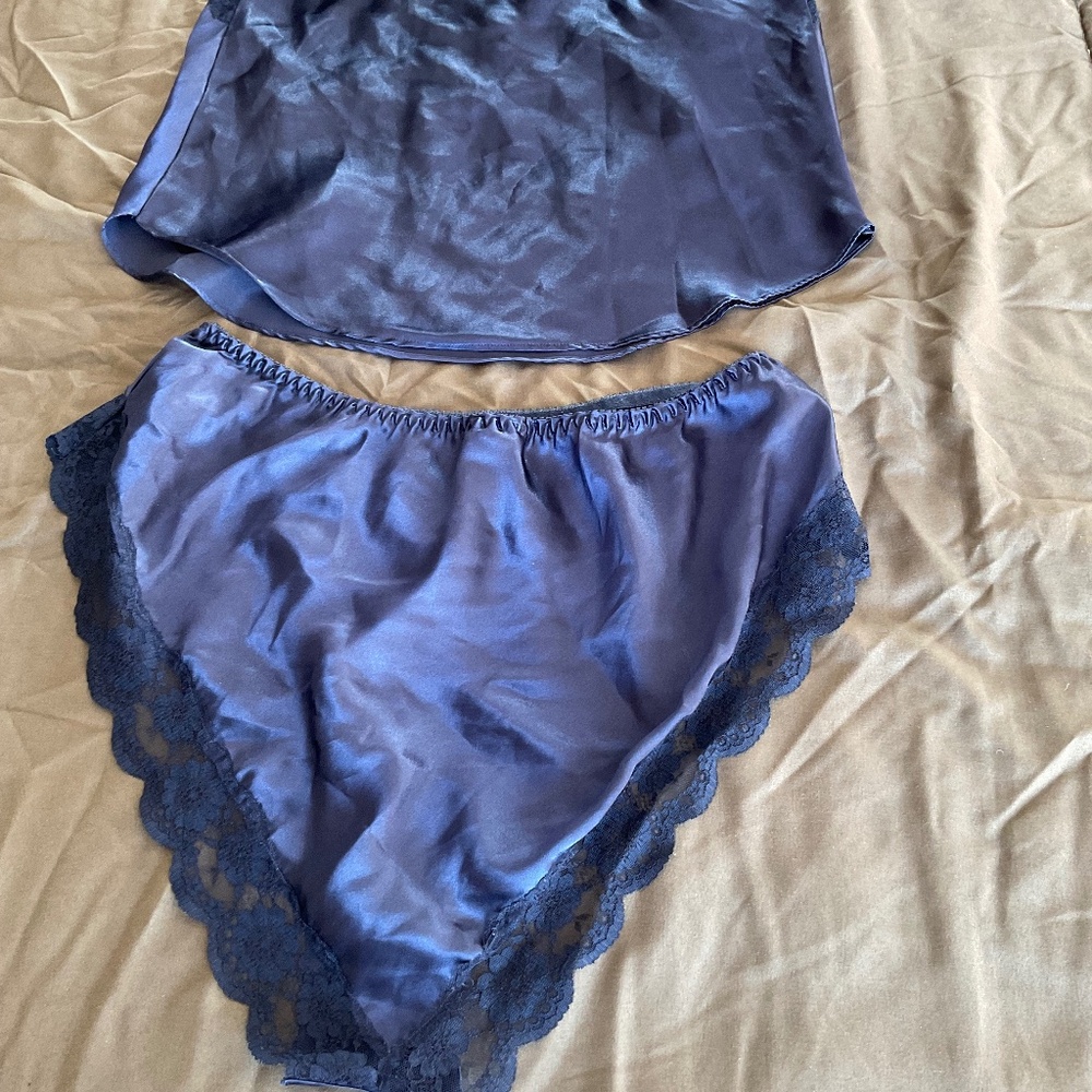 Satin and Lace Cami Set